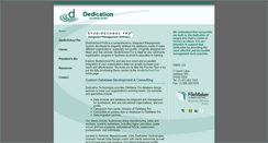 Desktop Screenshot of dedicationtechnologies.com