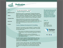 Tablet Screenshot of dedicationtechnologies.com